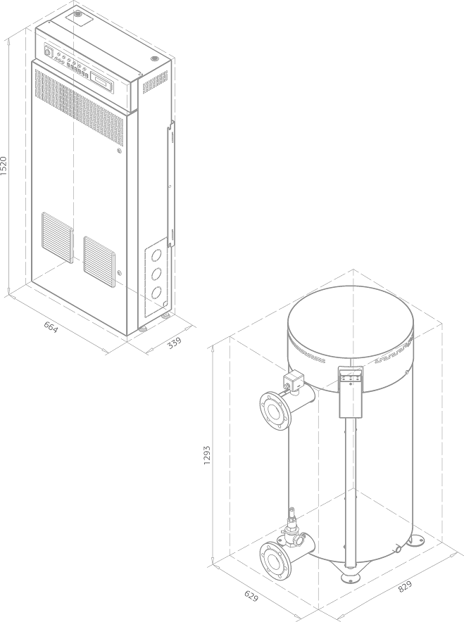 Промышленный электрокотел 475 кВт